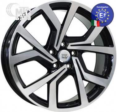 WSP Italy Volkswagen (W469) Giza 7,5x18 5x100 ET51 DIA57,1 (gloss black polished)